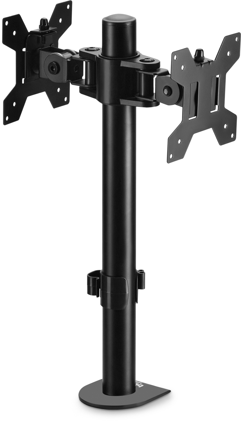 

Кронштейн настольный для TV/монитора BURO M062, 17"-27", 2-монитора, VESA 75x75мм-100x100мм, наклонный, поворотный, портрет-альбом, до 8 кг, черный (1174977), M062