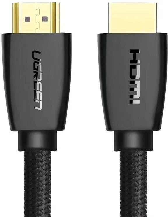 Кабель HDMI(19M)-HDMI(19M) v2.0 4K, экранированный, 5 м, черный UGREEN HD118 (40412)
