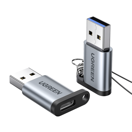 

Переходник (адаптер) USB-USB Type-C (F), черный, UGREEN US276 (35000_), US276