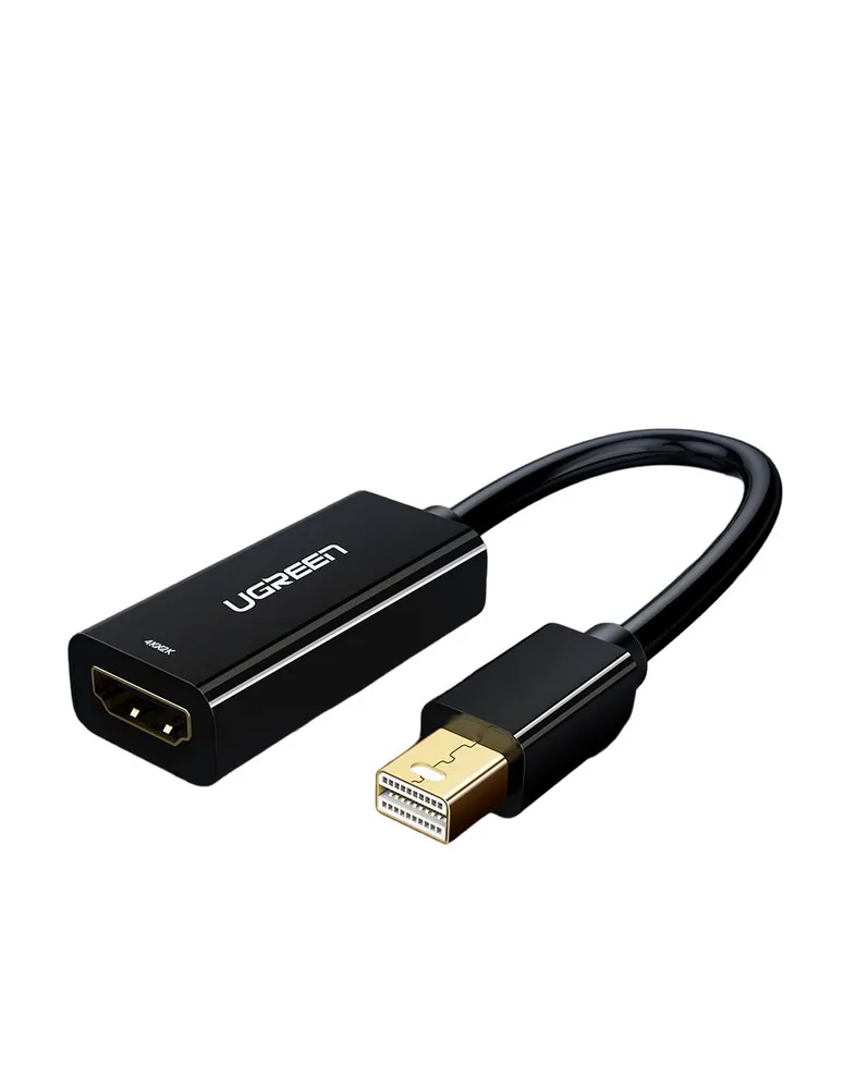 

Кабель-переходник (адаптер) Mini DisplayPort(M)-HDMI(19F), экранированный, 18 см, черный UGREEN MD112 (10461), MD112