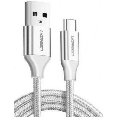 

Кабель USB-USB Type-C, 25 см, белый, UGREEN US288 (60129_), US288