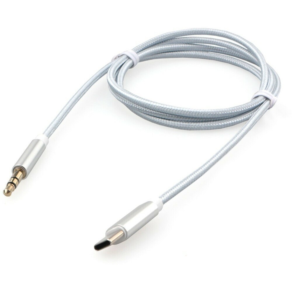 

Кабель-переходник (адаптер) USB Type-C(M)-Jack 3.5mm(M), 1 м, белый Cablexpert (CCAB-CM35M-1M-W)