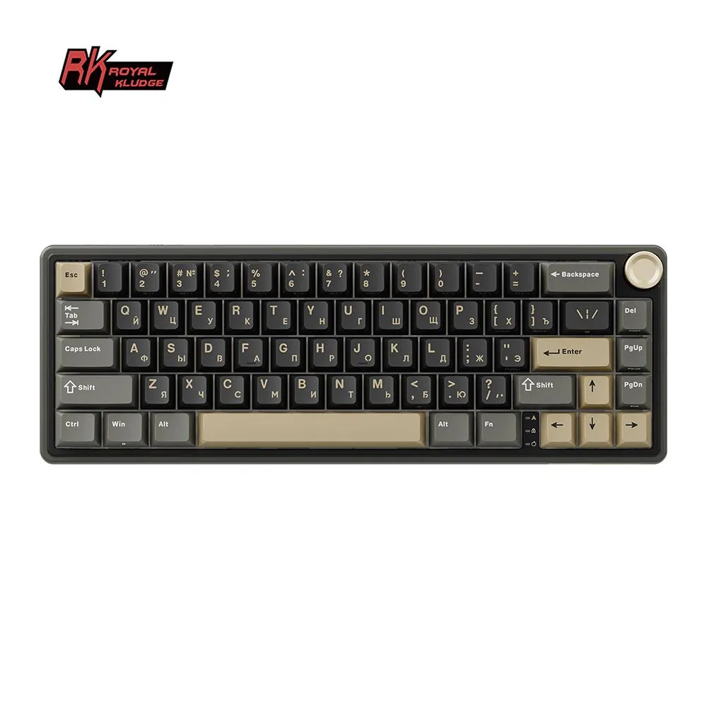 Клавиатура Royal Kludge R65, USB Type-C, черный (6935280823954)