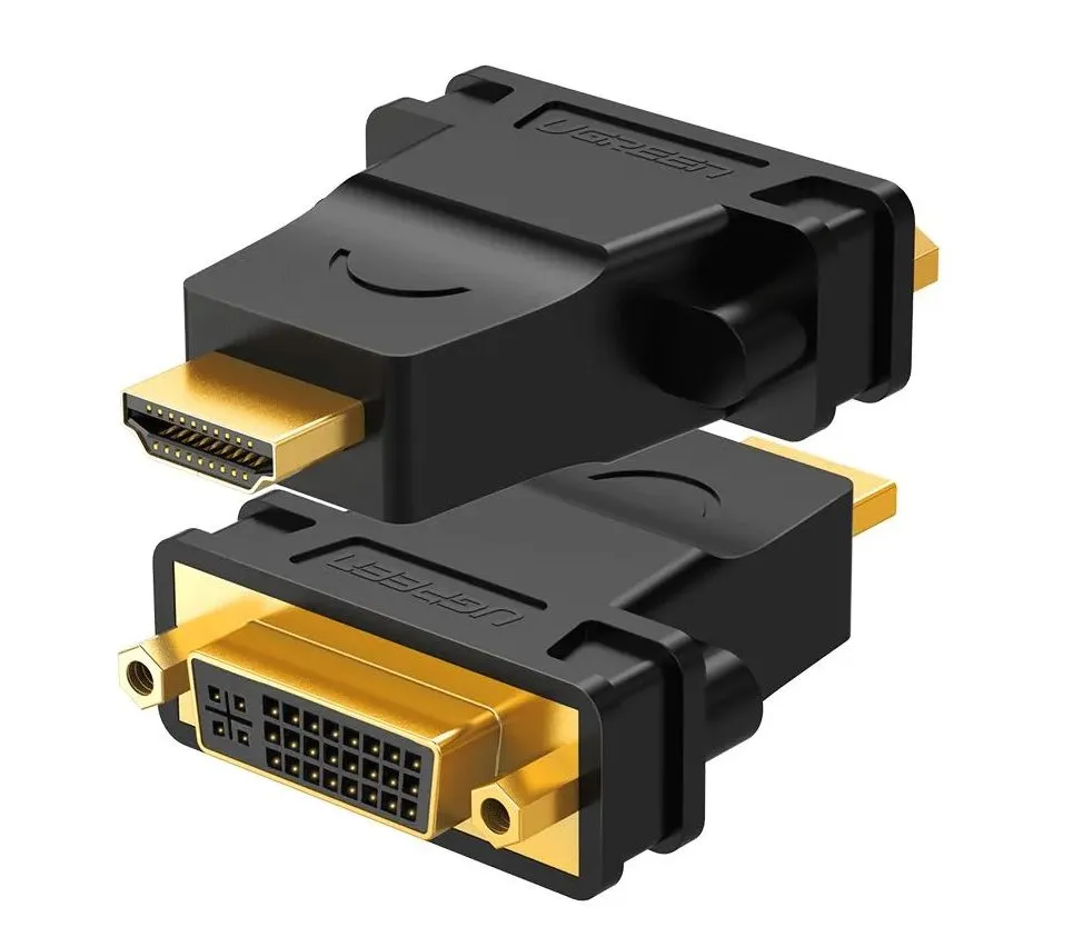

Кабель-переходник (адаптер) HDMI(19M)-DVI(24+5F), черный UGREEN (20123)
