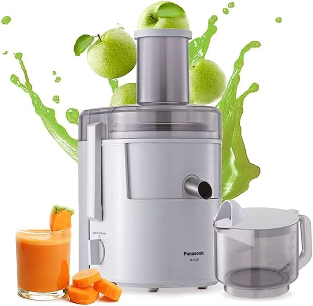 

Соковыжималка центробежная Panasonic MJ-SJ01 800 Вт, белый (MJ-SJ01KTQ), MJ-SJ01