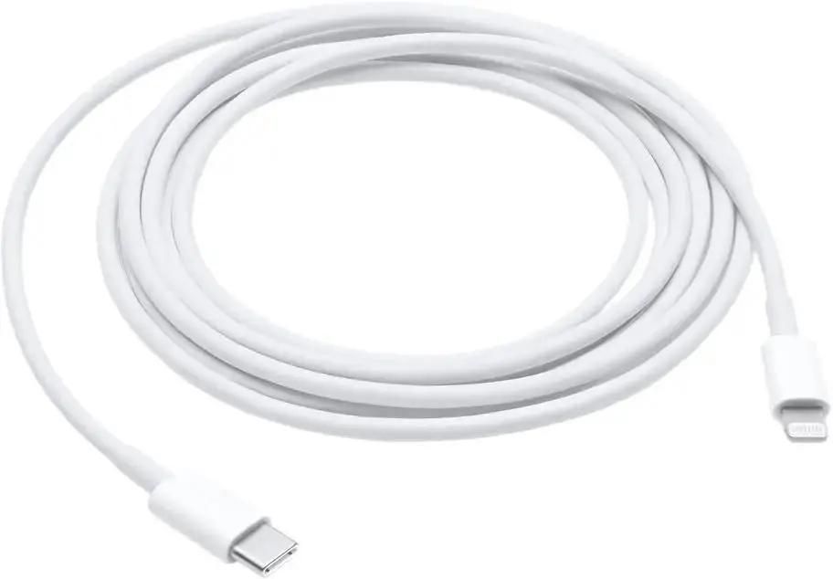 

Кабель Lightning 8-pin-USB Type-C, 2 м, белый, Apple (MQGH2FE/A)