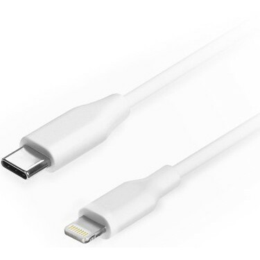 

Кабель Lightning 8-pin-USB Type-C, 3А, 1 м, белый, Fillum (FL-C-U2-CM-LM-1M-W)