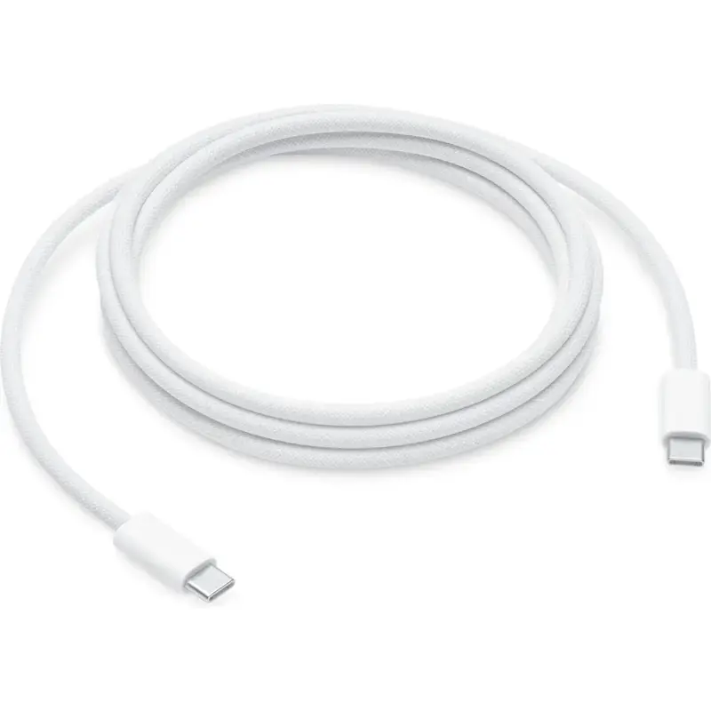 

Кабель USB Type-C-USB Type-C, 240 Вт, 2 м, белый, Apple (MU2G3ZM/A)