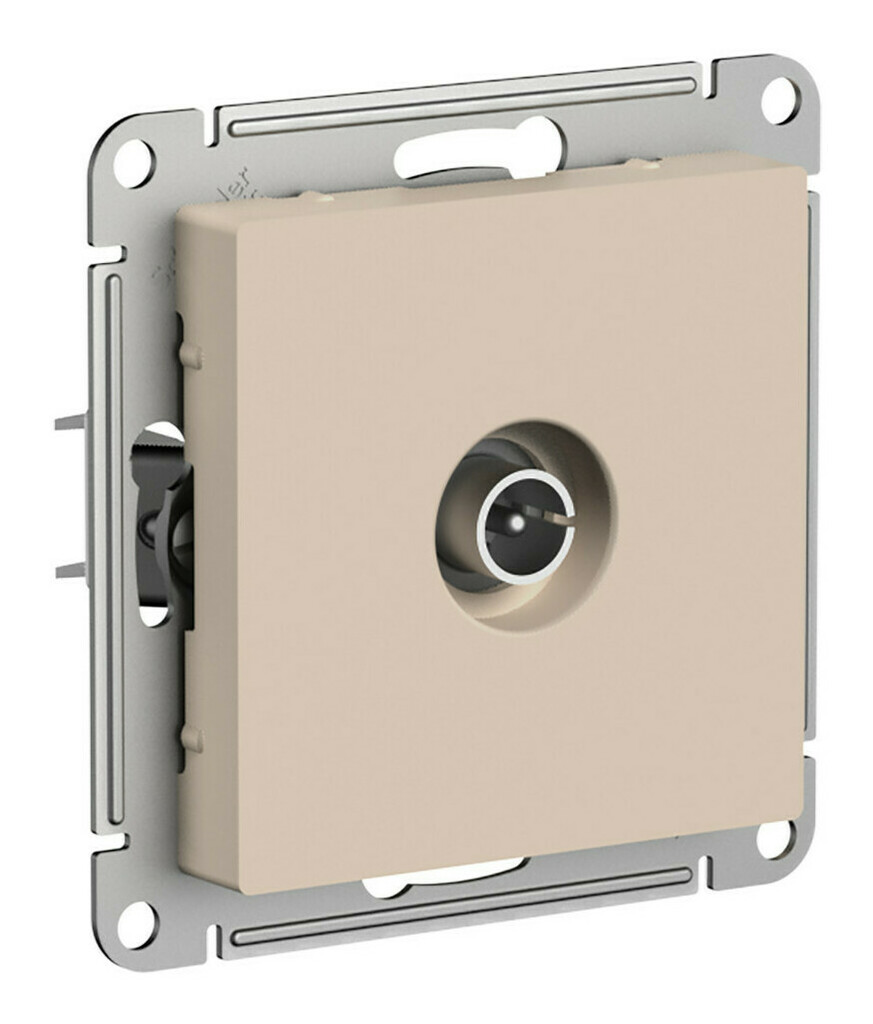 Розетка TV Systeme Electric AtlasDesign, песочный