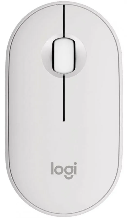 

Мышь беспроводная Logitech Pebble 2 M350s, 4000dpi, оптическая светодиодная, Bluetooth/Радиоканал, белый (910-007013), Pebble M350S