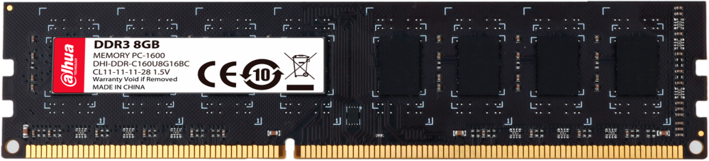 Память DDR3 DIMM 8Gb, 1600MHz, CL11, 1.5V, Dahua (DHI-DDR-C160U8G16) Retail