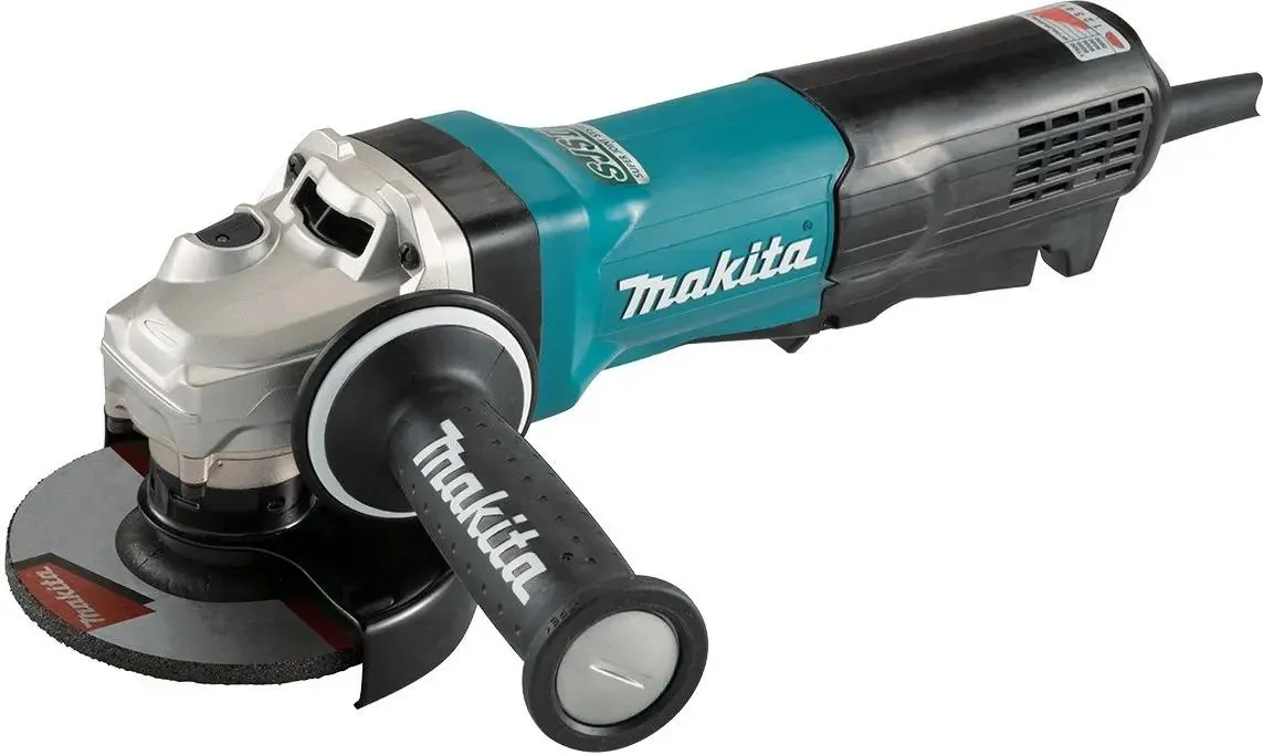 

УШМ (болгарка) Makita GA5093X01, сетевая, 1.9 кВт, 12.5 см, 11500 об/мин, регулировка частоты вращения, 2.9 кг (GA5093X01), GA5093X01