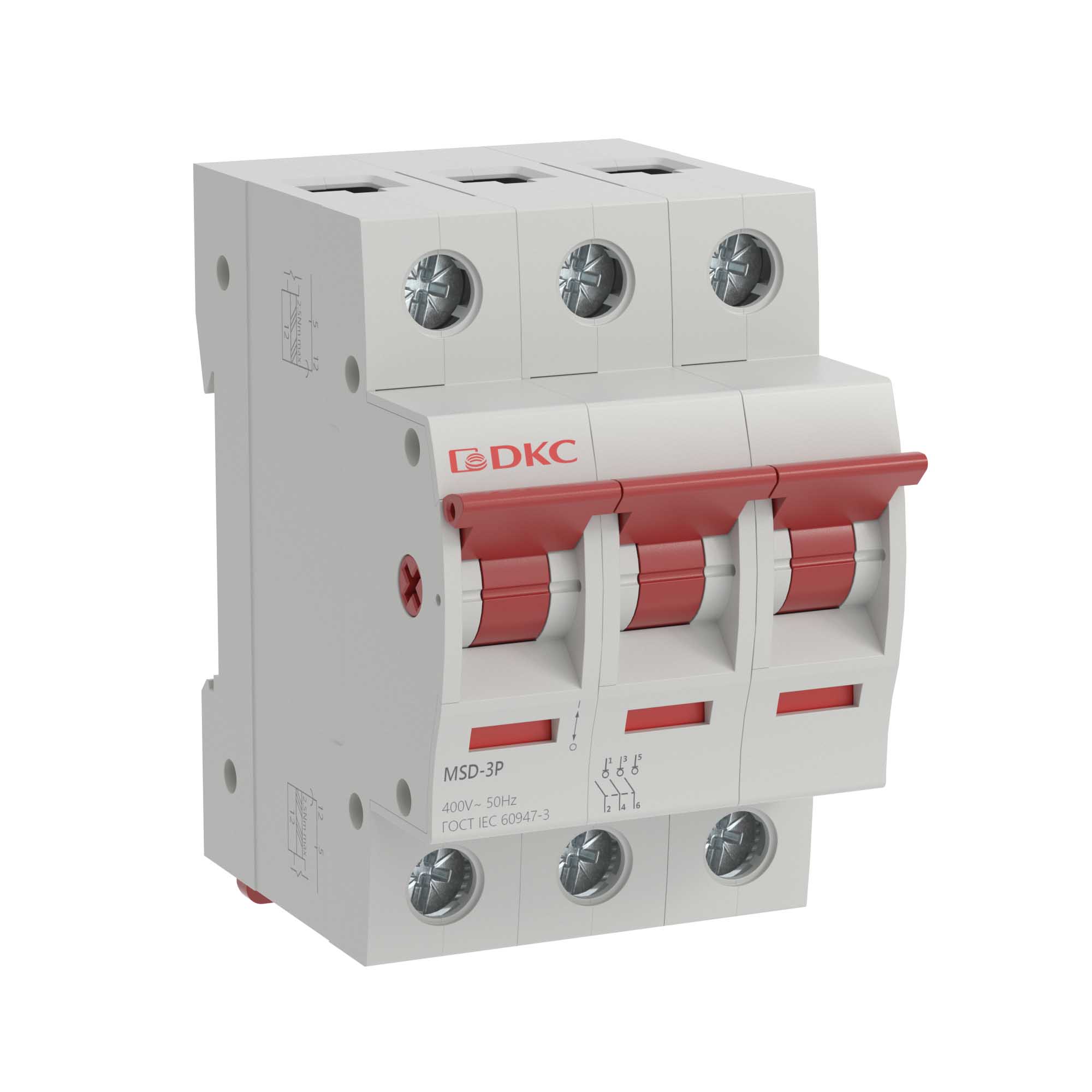 

Выключатель нагрузки 3P 40А, DKC YON MSD-3P40 (MSD-3P40), MSD-3P40