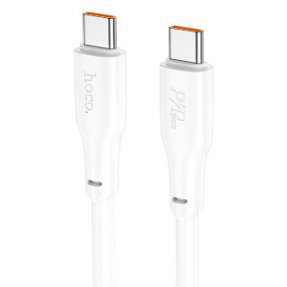

Кабель USB Type-C-USB Type-C, 5А, 240 Вт, 1 м, белый, HOCO X93 Force (6931474790736), X93 Force