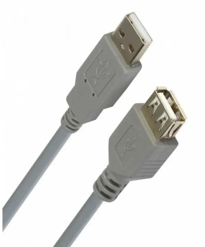Кабель USB 1.0(Af)-Mini USB 1.1(Bm), экранированный, 1 м, серый, PREMIER (5-940 1.0)