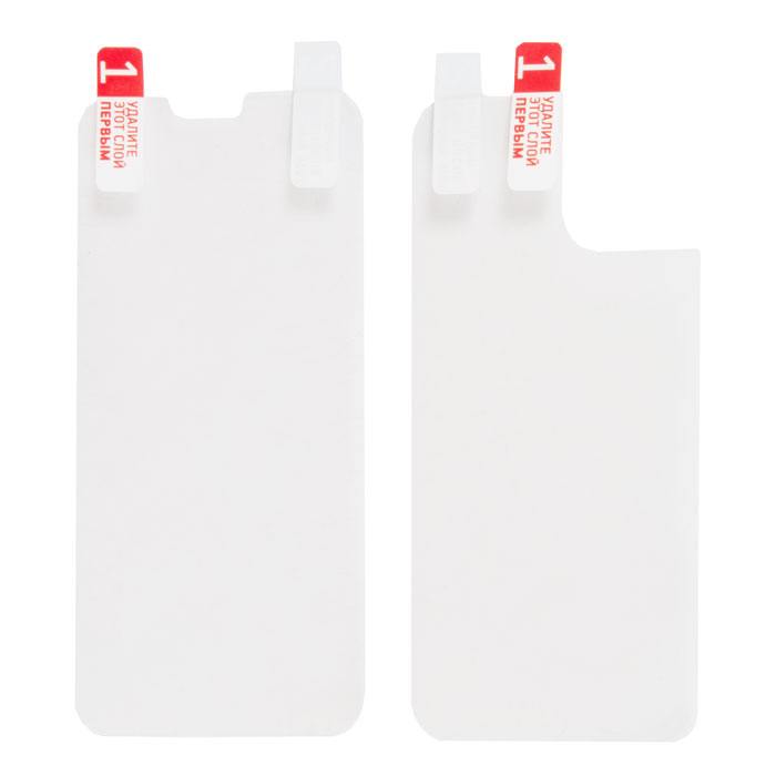 Защитная пленка Red Line для экрана и задней панели смартфона Apple iPhone 12 mini, FullScreen, поверхность глянцевая, плоская (1010977)