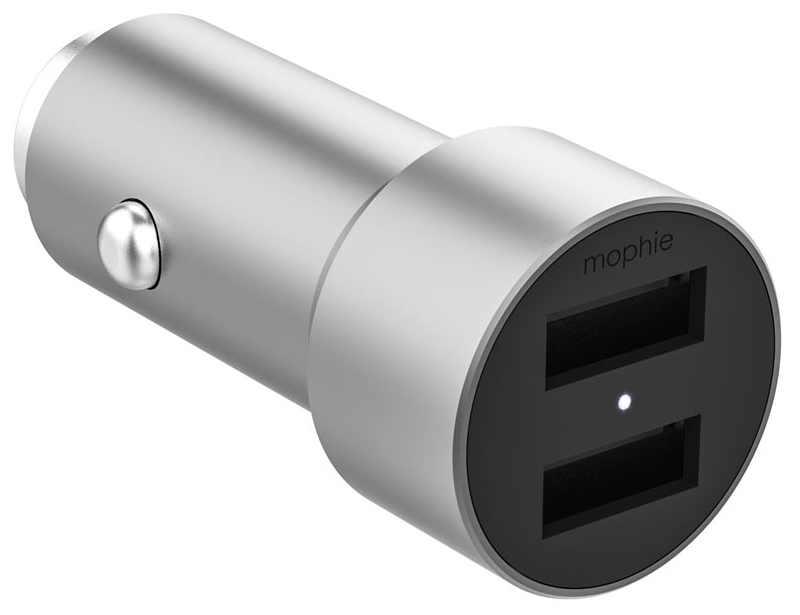 Автомобильное зарядное устройство Mophie Dual USB-A Car Charger, 2xUSB