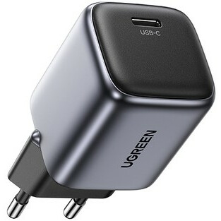 

Сетевое зарядное устройство UGREEN CD318 20 Вт, EU, USB type-C, Quick Charge, PD, серый (90664), CD318