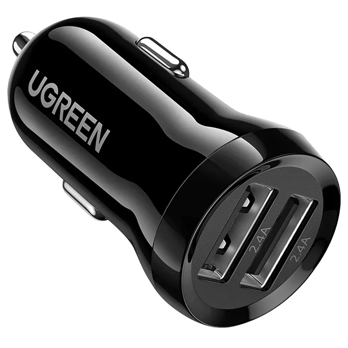 Автомобильное зарядное устройство UGREEN ED018, 2xUSB