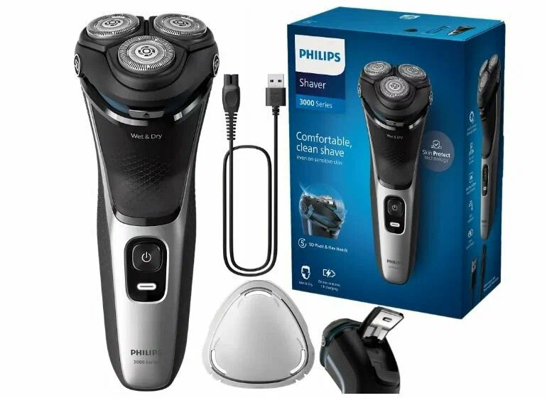 Бритва Philips S3143/00, черный/серебристый