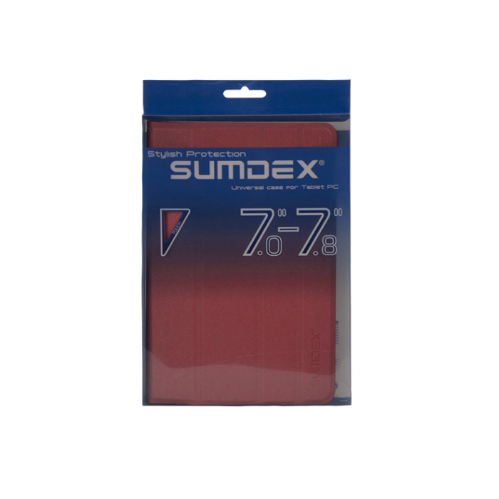 

7.8" Чехол Sumdex универсальный, красный (TCC-700RD)