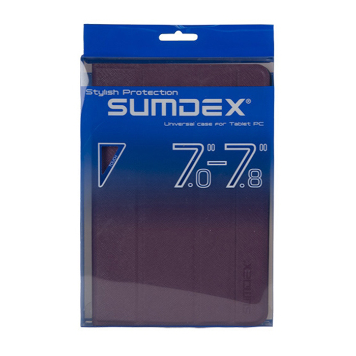 

7.8" Чехол Sumdex универсальный, фиолетовый (TCC-700VT)