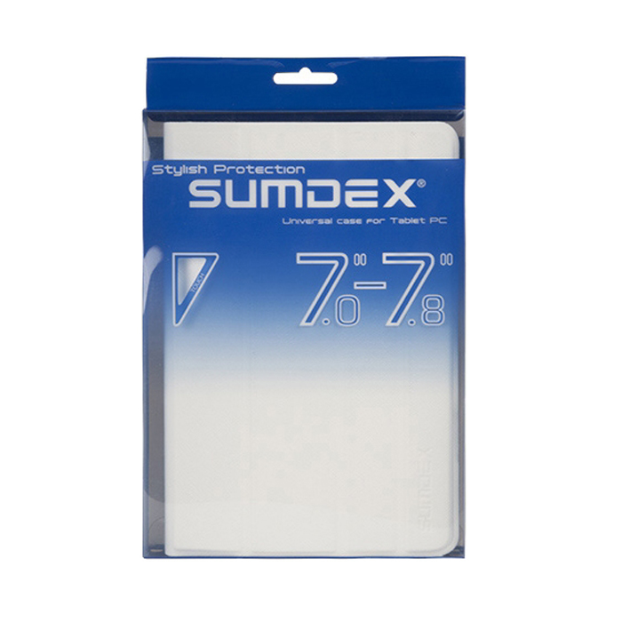 

7.8" Чехол Sumdex универсальный, Белый (TCC-700WT)