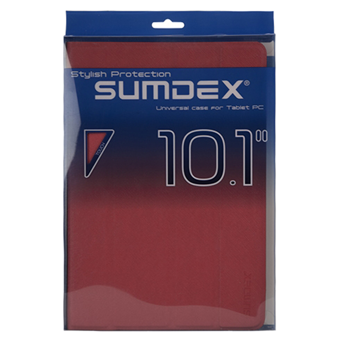 

10" Чехол Sumdex универсальный, красный (TCH-104RD)