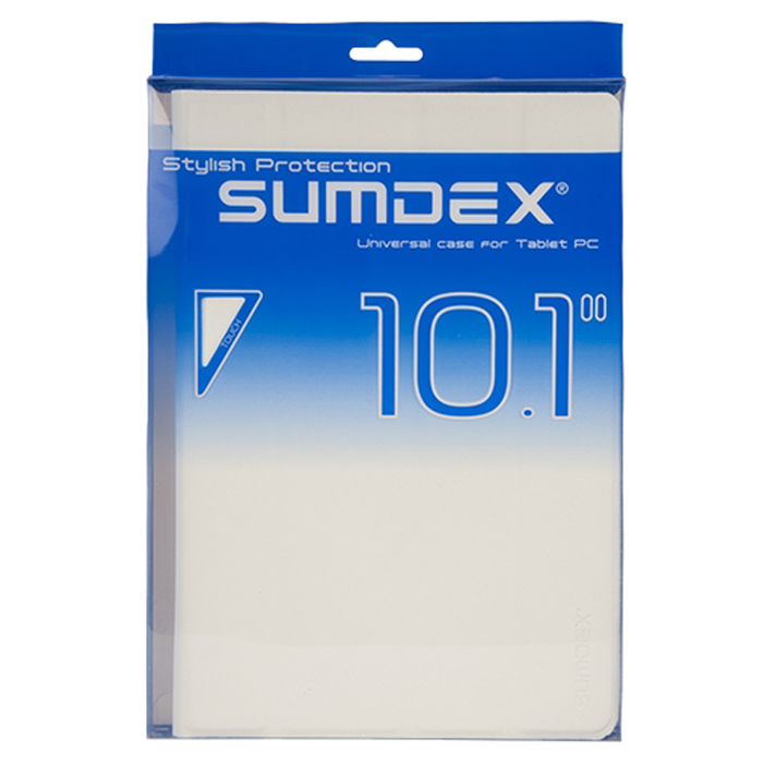 

10" Чехол Sumdex универсальный, белый (TCH-104WT)