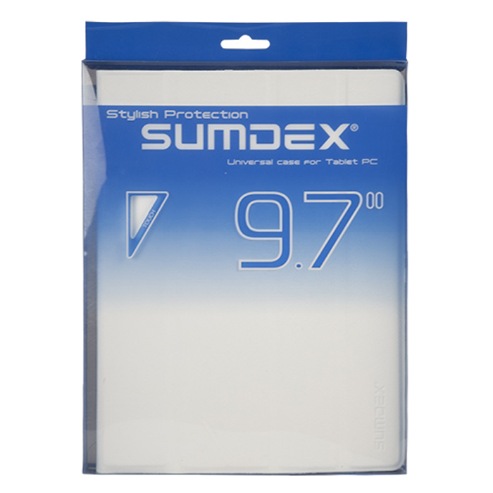 

9.7" Чехол Sumdex универсальный, белый (TCH-974WT)