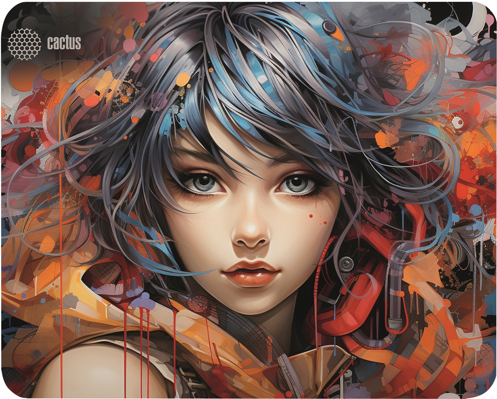 

Коврик для мыши Cactus Girl, 400x300x3мм, принт (CS-MP-PRO11XL), Girl
