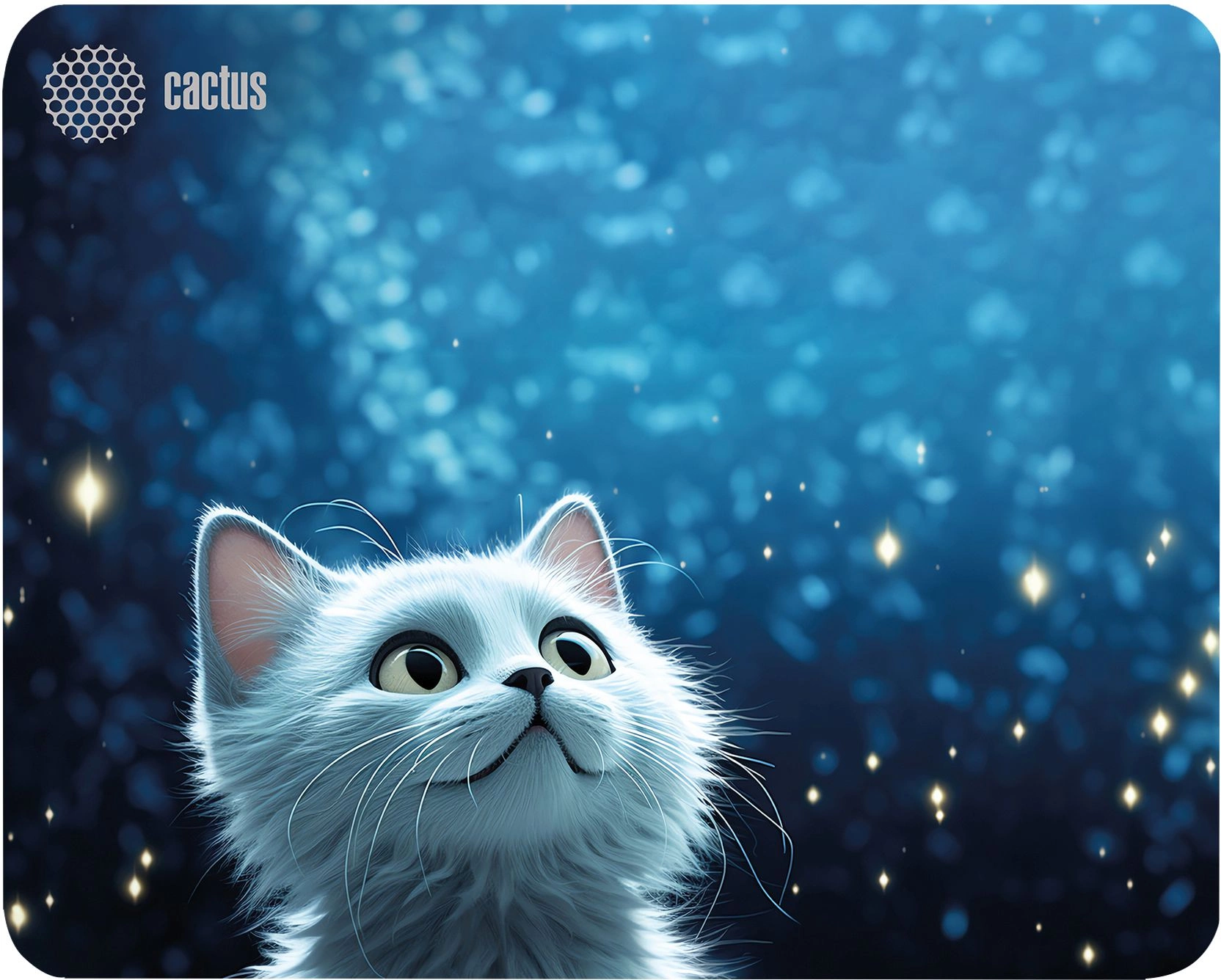 

Коврик для мыши Cactus White Cat, 300x250x3мм, принт (CS-MP-D11M), White Cat