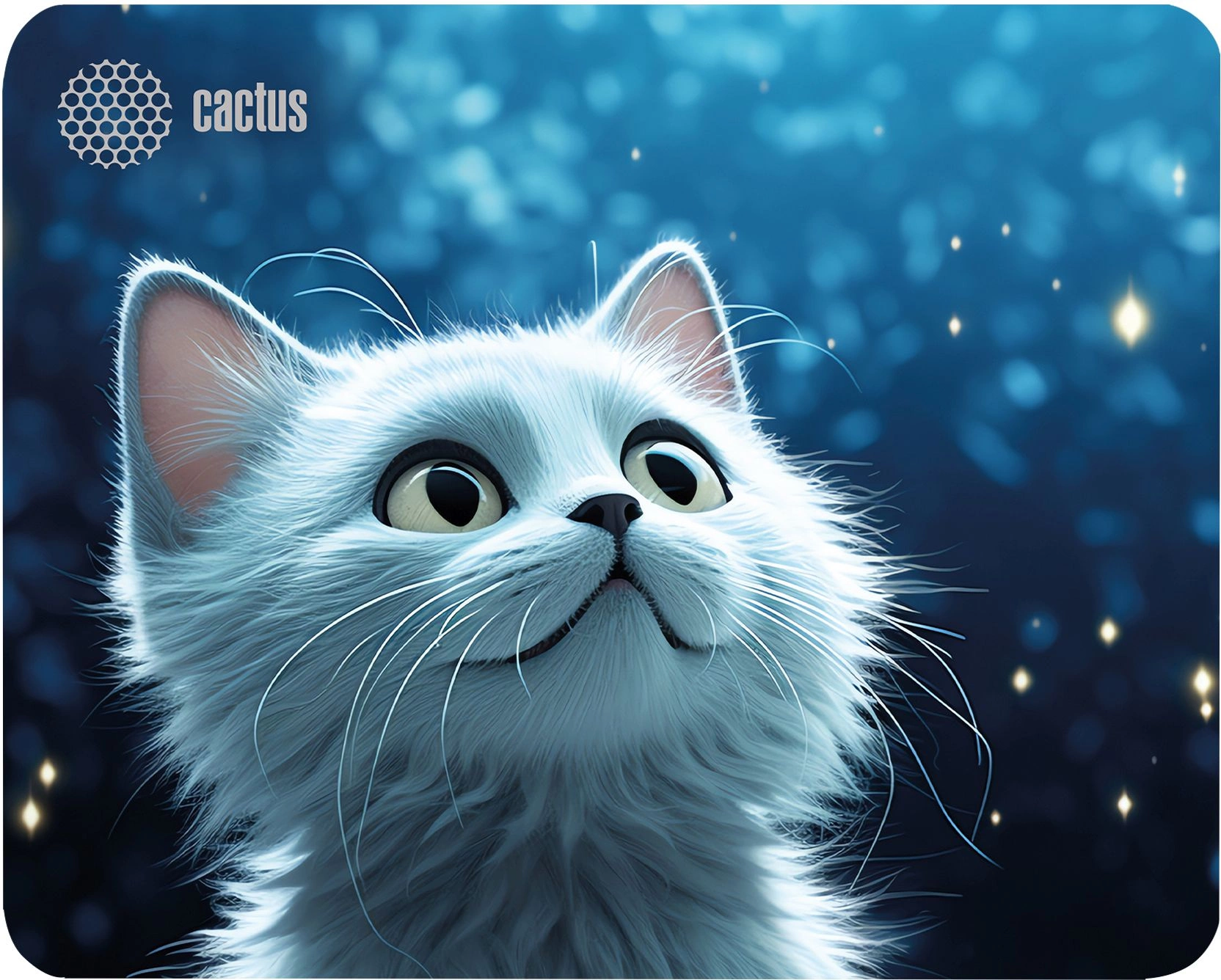 

Коврик для мыши Cactus White Cat, 220x180x2мм, принт (CS-MP-P06XS), White Cat