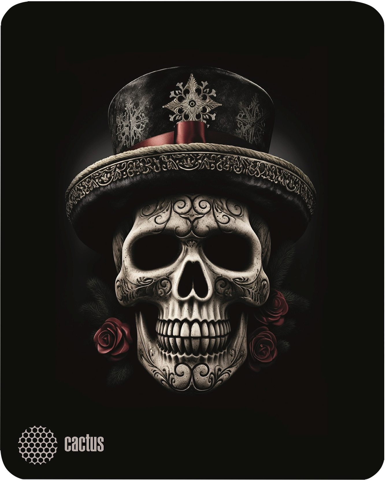 

Коврик для мыши Cactus Scull, 250x250x3мм, принт (CS-MP-D05S), Scull
