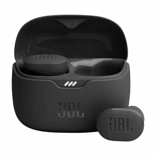 Беспроводная гарнитура JBL Tune Buds, черный (JBLTBUDSBLKAM)