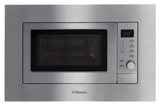

Микроволновая печь встраиваемая Hansa AMGB20E2GX. 20 л, 800 Вт, гриль, серебристый (AMGB20E2GX.), AMGB20E2GX.