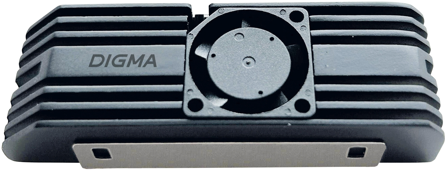 Радиатор для SSD M.2 2280 Digma DGRDRM2C, алюминий, черный (DGRDRM2C) - фото 1