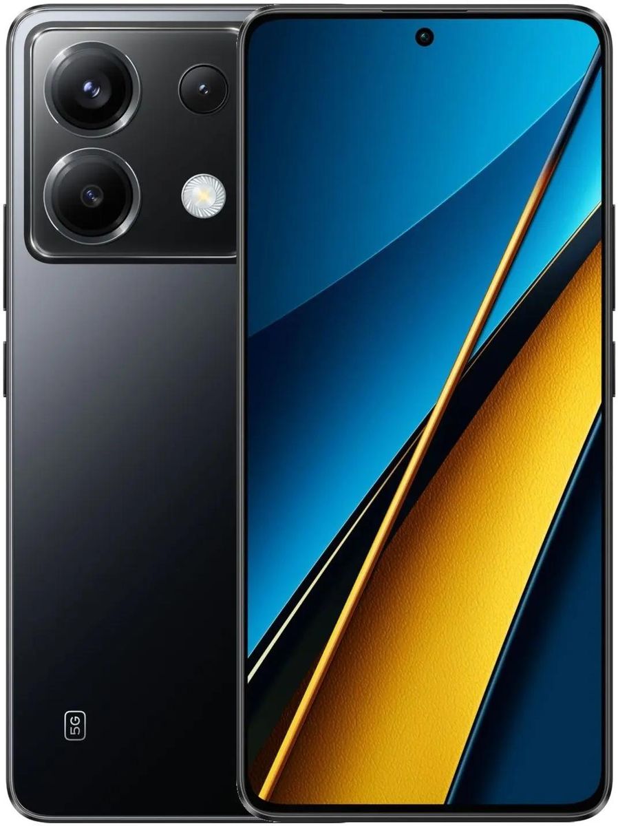 

Смартфон POCO X6 5G, 6.67" 2712x1220 AMOLED, Qualcomm Snapdragon 7S Gen 2, 8Gb RAM, 256Gb, 3G/4G/5G, NFC, Wi-Fi, BT, 3xCam, 2-Sim, 5100 мА⋅ч, USB Type-C, Android 13, черный (MZB0FS5RU/51480), X6 5G
