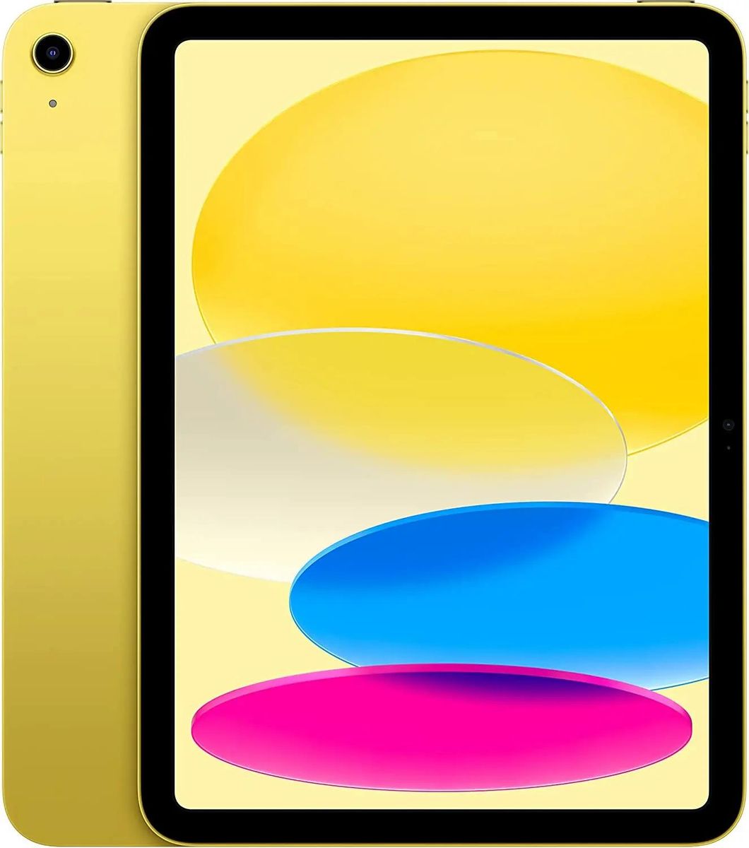 

Планшет Apple iPad A2696 10.9" 2360x1640 IPS, Apple A14 Bionic, 64Gb, WiFi, BT, iOS, желтый (MPQ23ZA/A), A2696