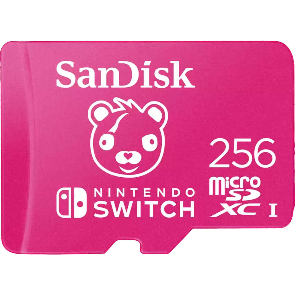 Карта памяти 256Gb microSDXC Sandisk Nintendo Switch Class 10 UHS-I U3 V30 A1 (SDSQXAO-256G-GN6ZG)