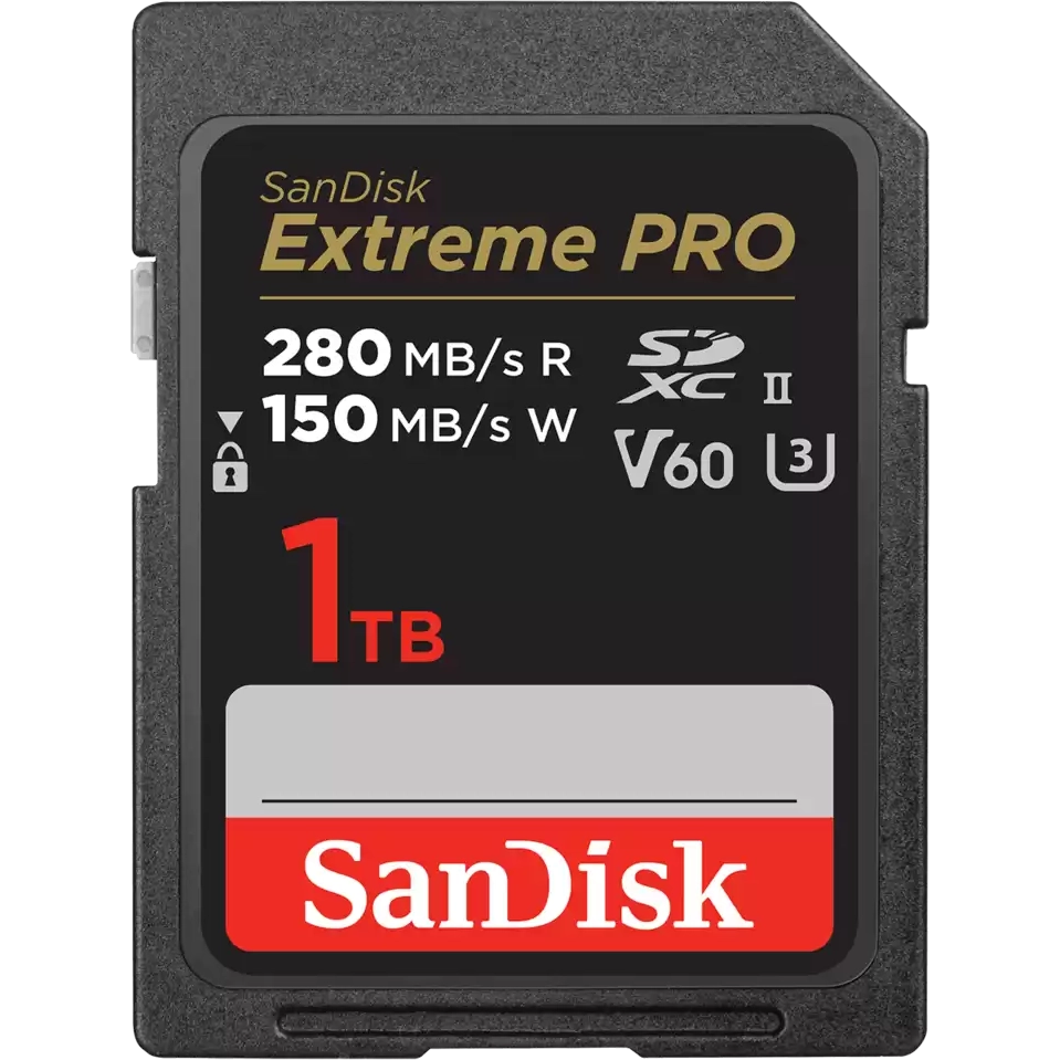 

Карта памяти 1000Gb SDXC Sandisk Extreme Pro Class 10 UHS-II U3 V60 (SDSDXEP-1T00-GN4IN)