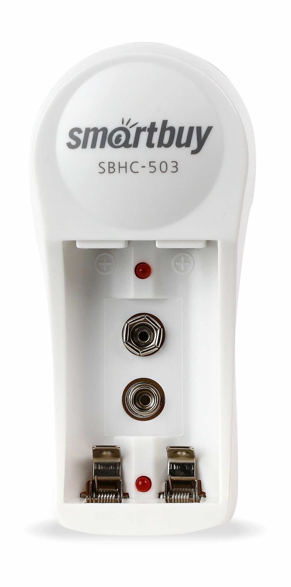 Зарядное устройство для аккумуляторов Smartbuy, 2xNi-Cd, Ni-MH, AA, AAA, крона, белый (SBHC-503)