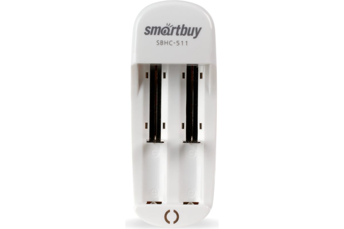 Зарядное устройство для аккумуляторов Smartbuy, 2x14500, 16500, 17335, 17650, 18650 Li-Ion, белый (SBHC-511)