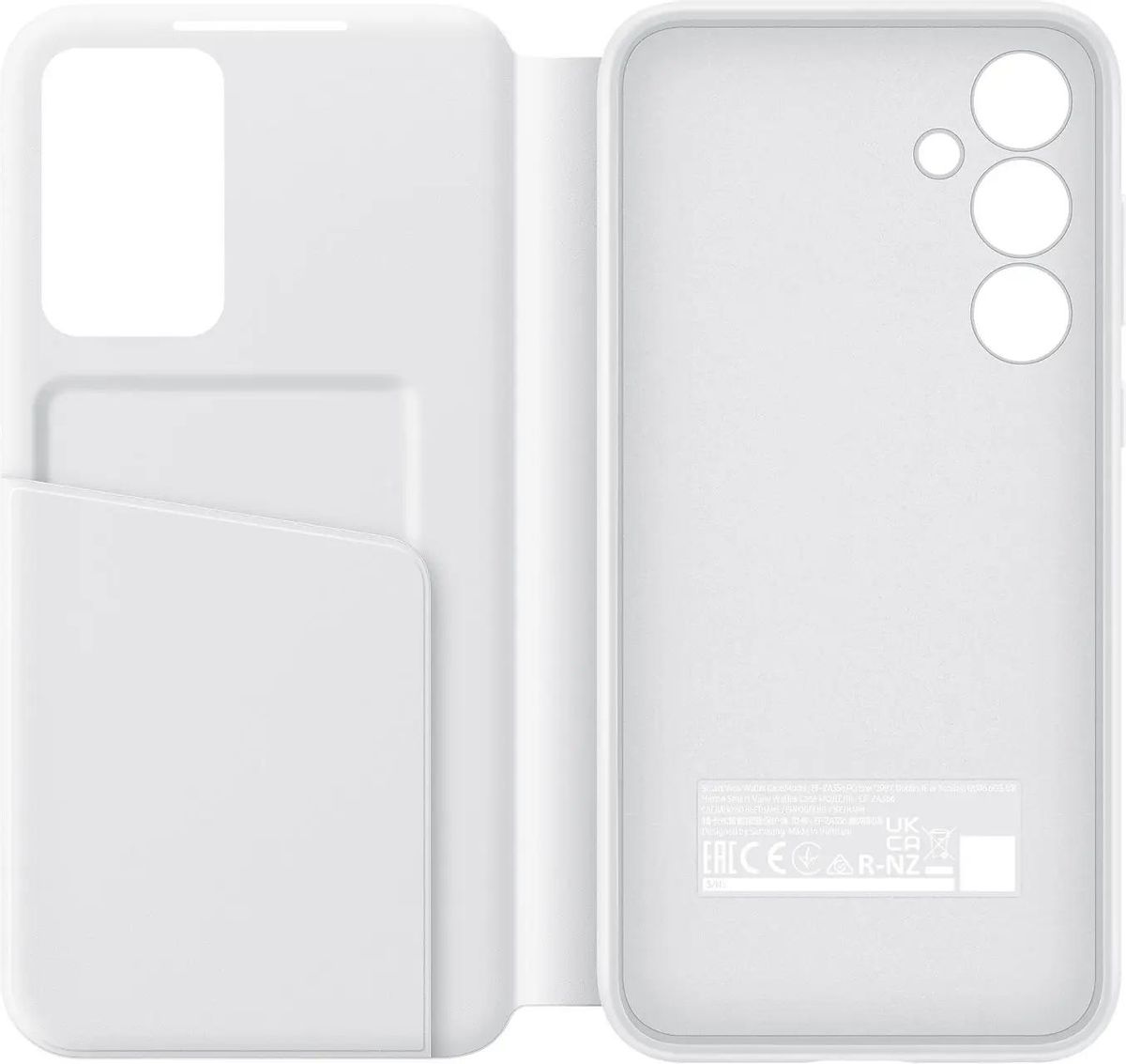 Чехол-книжка Samsung Smart View Wallet Case для смартфона Samsung Galaxy A35, белый