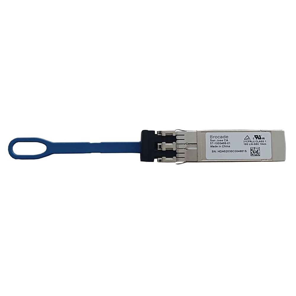 

Модуль SFP+ Brocade XBR-000498, 10 км, LC, Tx:1310 нм, 16 Гбит/с, MM, двойной, DDM (57-1000488-01), XBR-000498