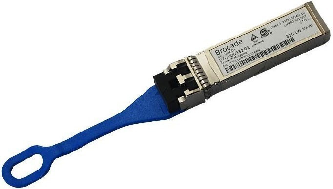 Модуль SFP+ Brocade XBR-000238/XBR-000239, 10 км, LC, Tx:1310 нм, 32 Гбит/с, MM, двойной, DDM (57-1000332-01)