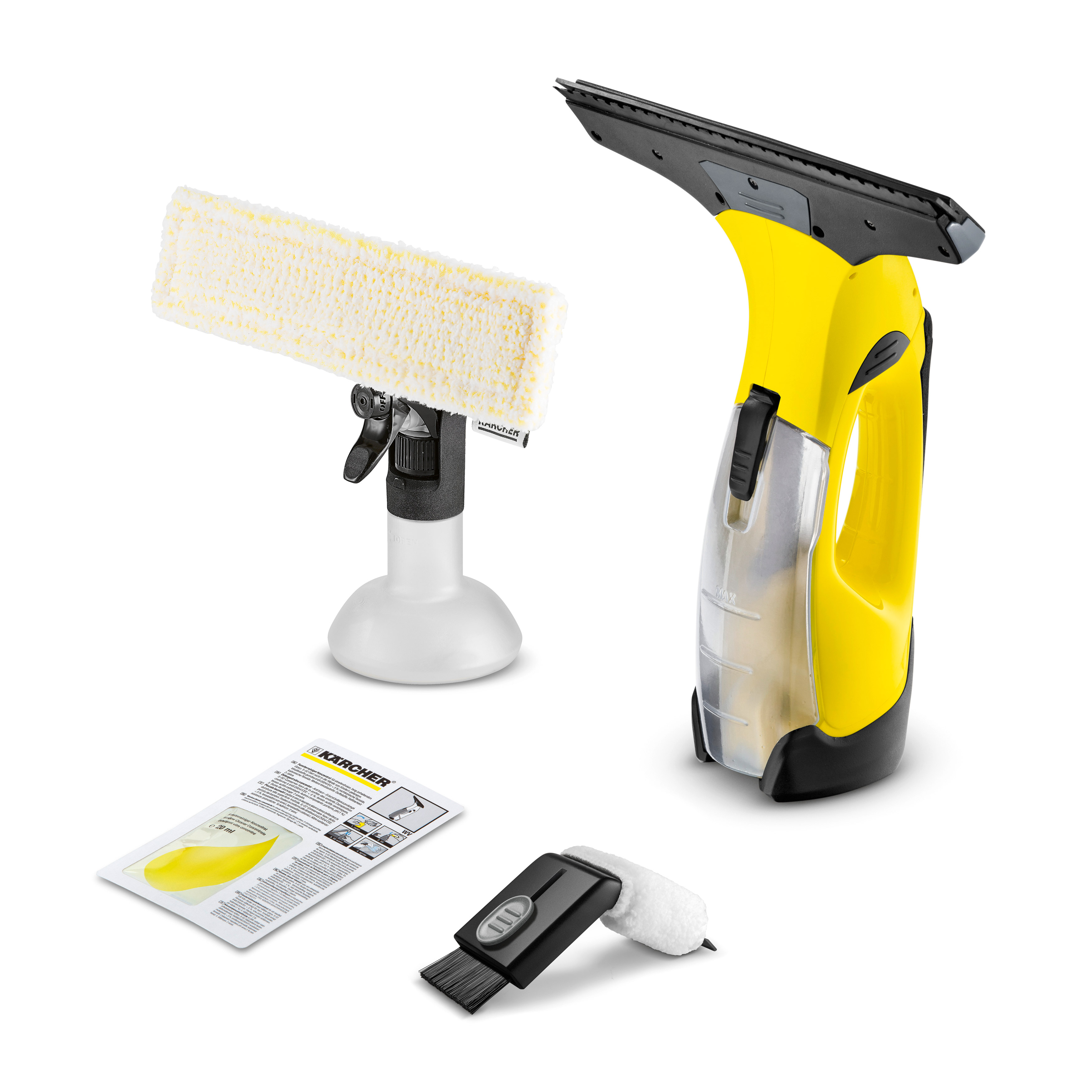 Стеклоочиститель ручной KARCHER WV 5 PLUS FRAME EDITION, желтый,черный