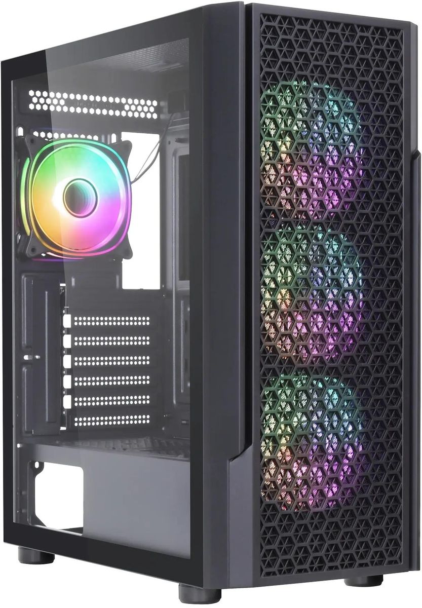 

Корпус ACCORD 3312, ATX, Midi-Tower, USB 3.0, черный, без БП (ACC-3312) без вентиляторов!, 3312