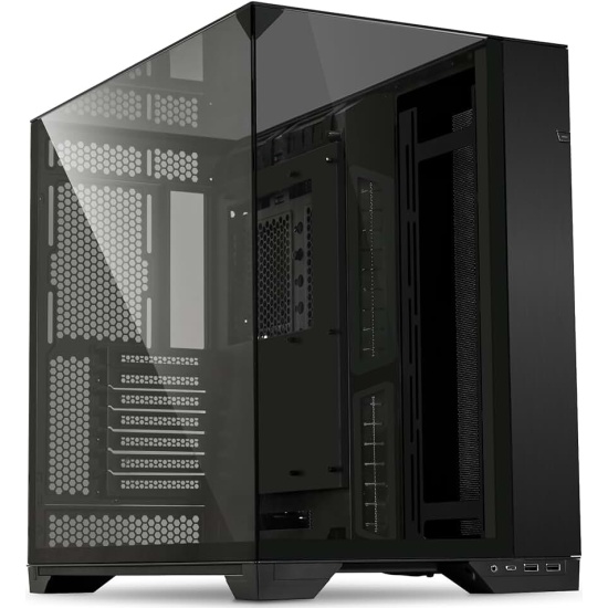 Корпус LIAN-LI O11 Vision Black, Midi-Tower, без БП, черный