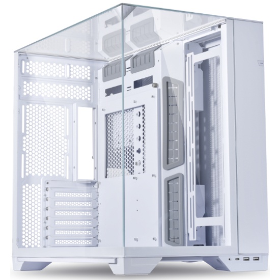 Корпус LIAN-LI O11 Vision White, Midi-Tower, без БП, белый